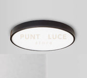 Lampada da soffitto nera 300-40N  36W Led Integrato 3000k 2880l dimmerabile