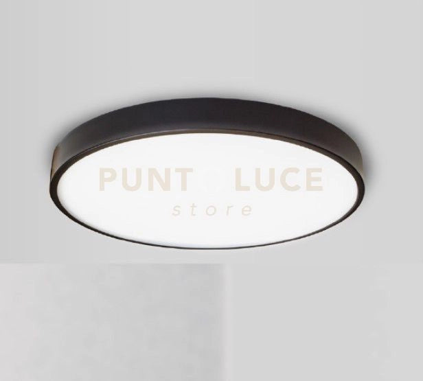 Lampada da soffitto nera 300-40N  36W Led Integrato 3000k 2880l dimmerabile