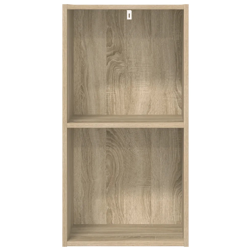 Libreria 5 Ripiani-Scaffale per Libri-Mobile di Stoccaggio Rovere Sonoma 40x30x76,5cm Legno Multistrato