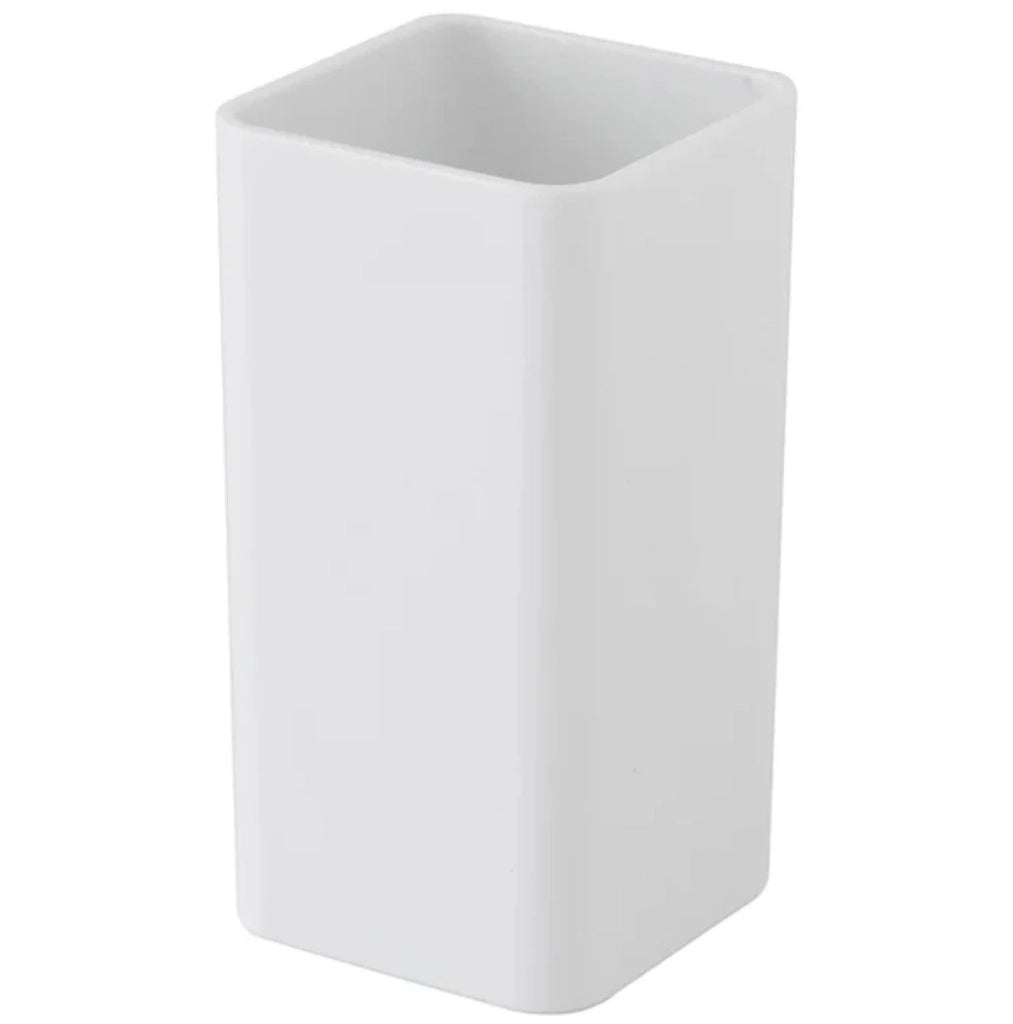 Portaspazzolino bianco della linea Star, pratico ed elegante per il tuo bagno.