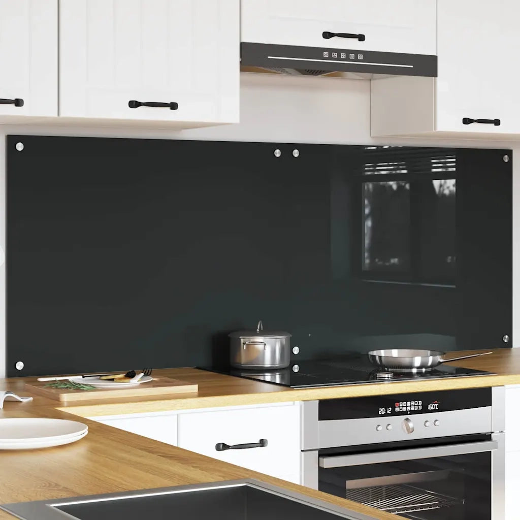 Schienale da cucina 2 pcs Grigio scuro 80 x 60 cm 3415463