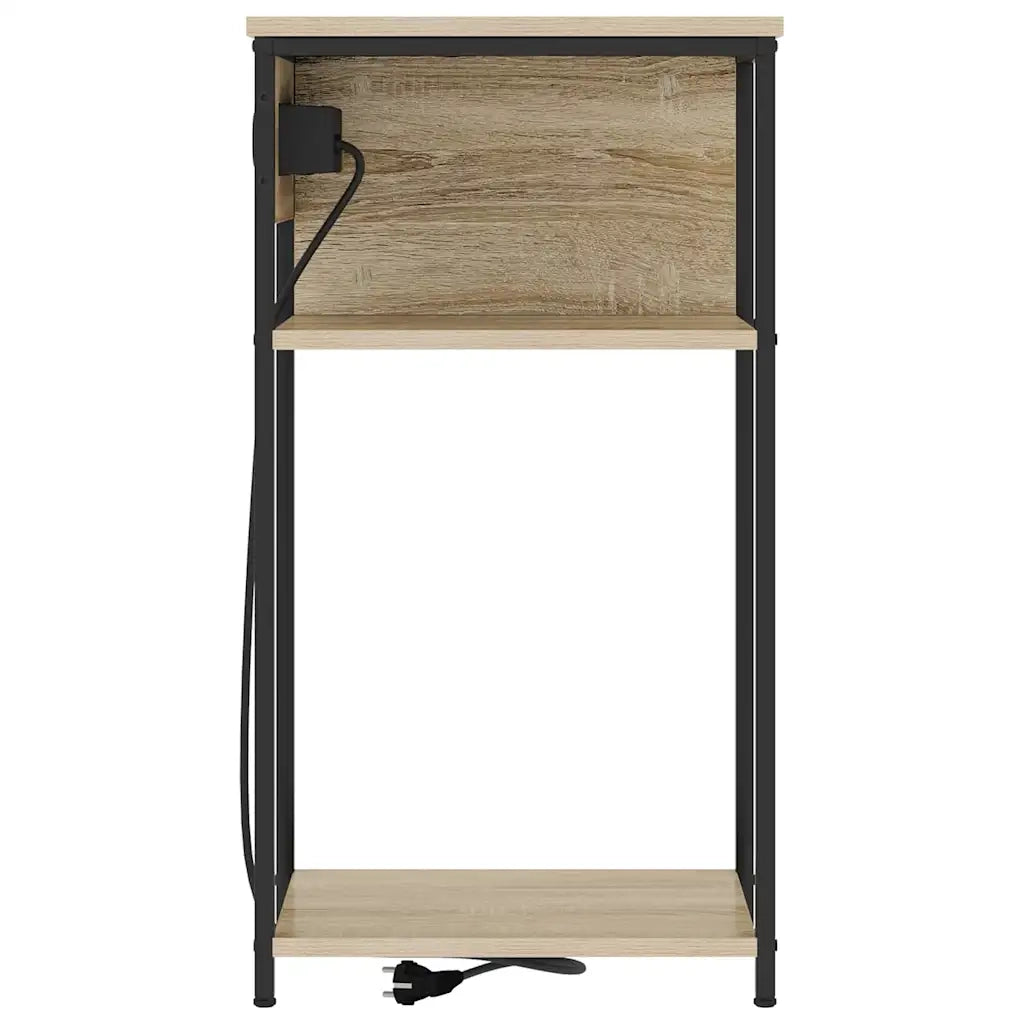 Comodino | Armadio da Notte | Mobiletto da notte Rovere Sonoma 41 x 28 x 76 cm