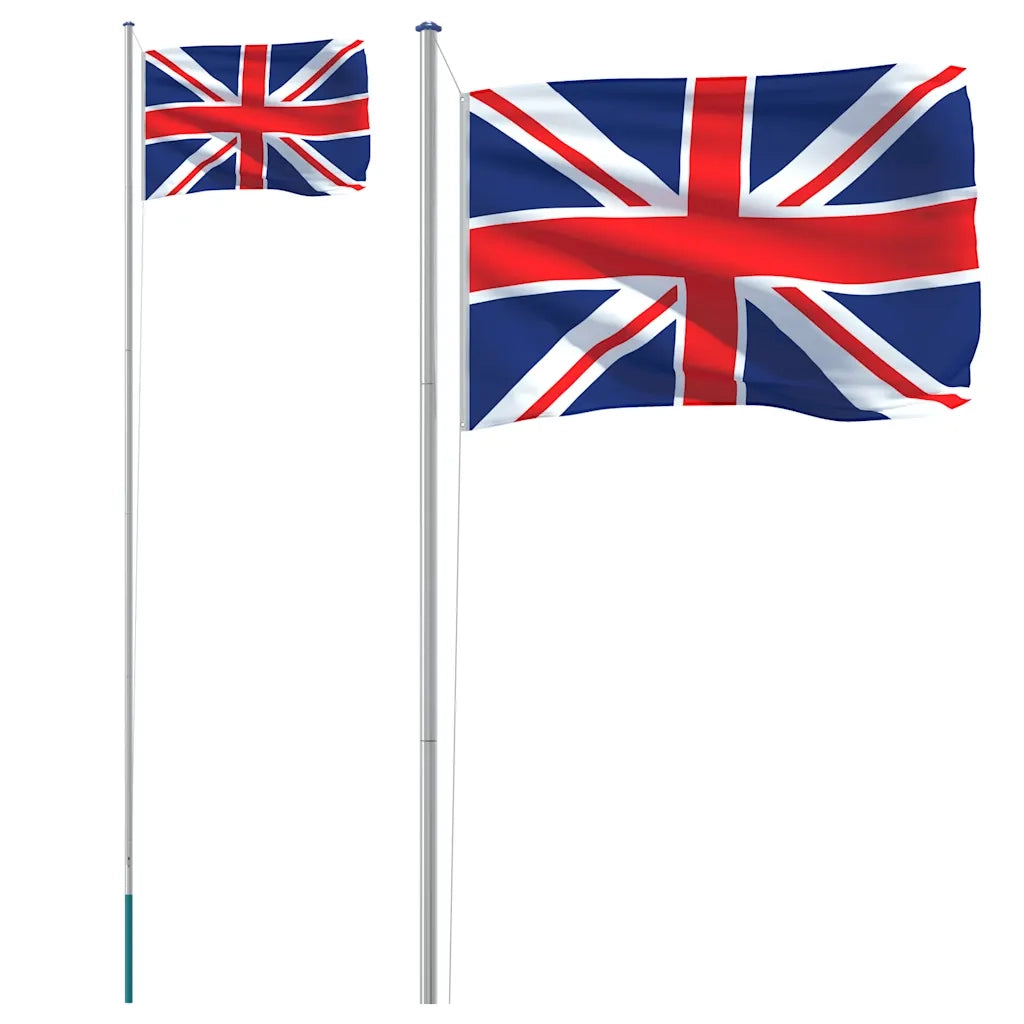Asta e Bandiera Regno Unito 6,08 m Alluminio CFW3675291