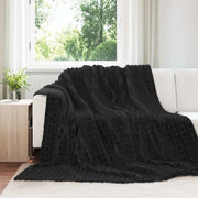 Coperta Nero 240 x 220 cm Panno