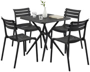 Set di mobili da giardino Vela con 4 sedie 1