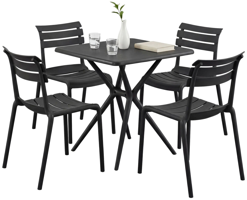 Set di mobili da giardino Vela con 4 sedie 1