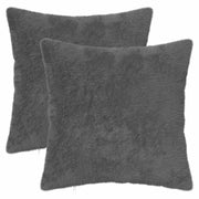 Federa 2 pz HEERLEN Grigio Scuro 40 x 40 cm 908758