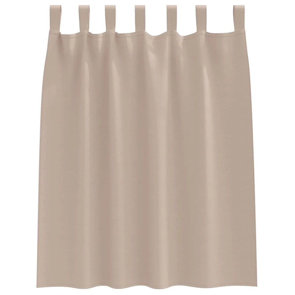 Tende Blackout con Anelli 2 pcs Talpa 140 x 140 cm Poliestere 4107548