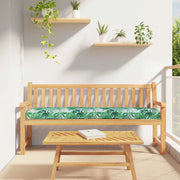 Cuscino per pallet Floreale Motivo Foglia Verde 180 x 40 x 8 cm 42001676