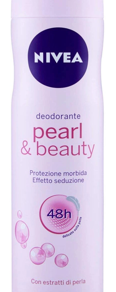 SET 6 CONFEZIONI NIVEA DEO SPRAY 150ML PEARL E BEAUTY