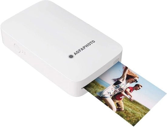 Stampante Fotografica Portatile - 5,3 x 8,6 cm Bluetooth Termica Sublimazione - Compatta e Leggera