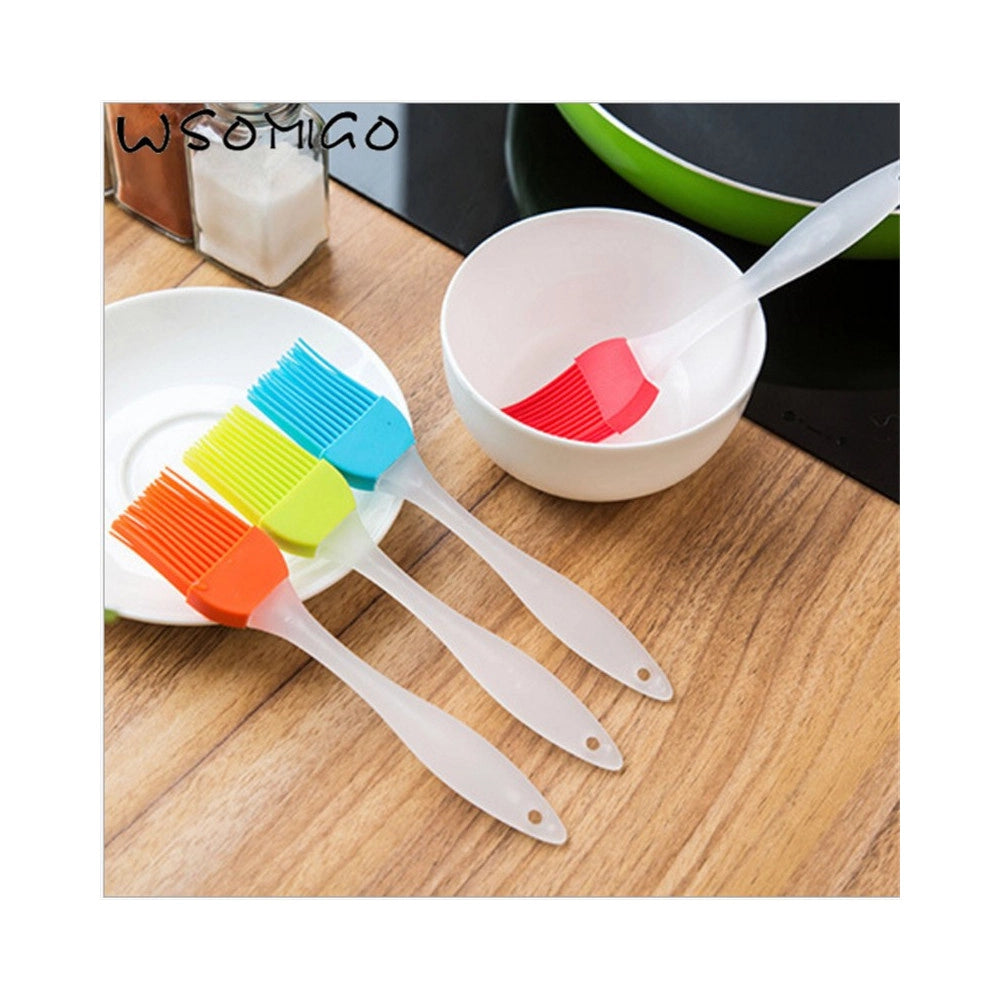 Trade Shop - Pennello Da Cucina In Setole Di Silicone Per Pasticceria Dolci Torta Cake -