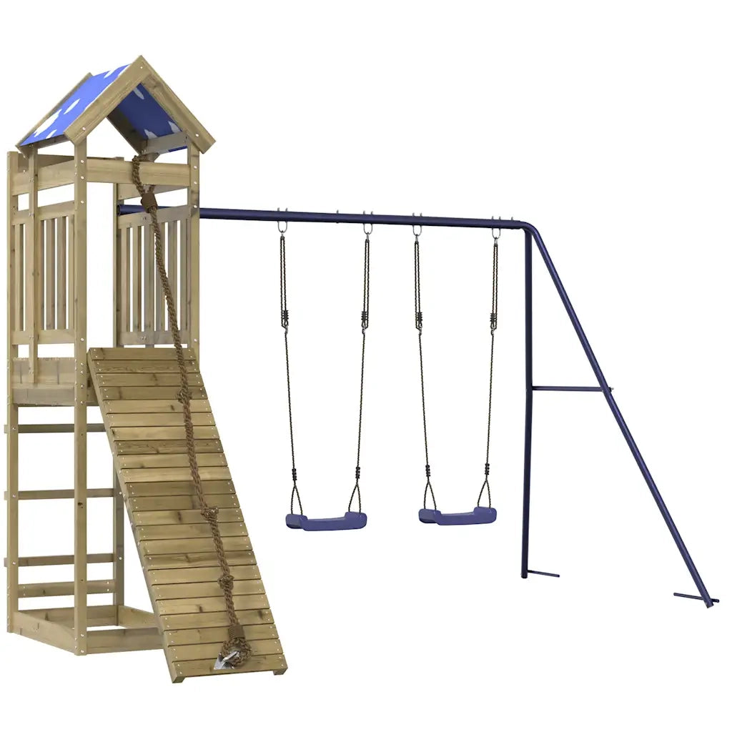 Set da Gioco da Esterno in Legno di Pino Impregnato 3279099