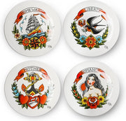 Set di Tattoo per Parete da 4 pezzi