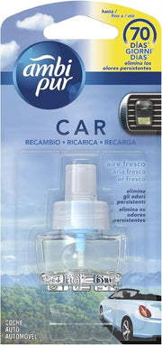 AMBIPUR PROFUMATORE PER AUTO RICARICA 7 ML FRAGRANZA ARIA FRESCA