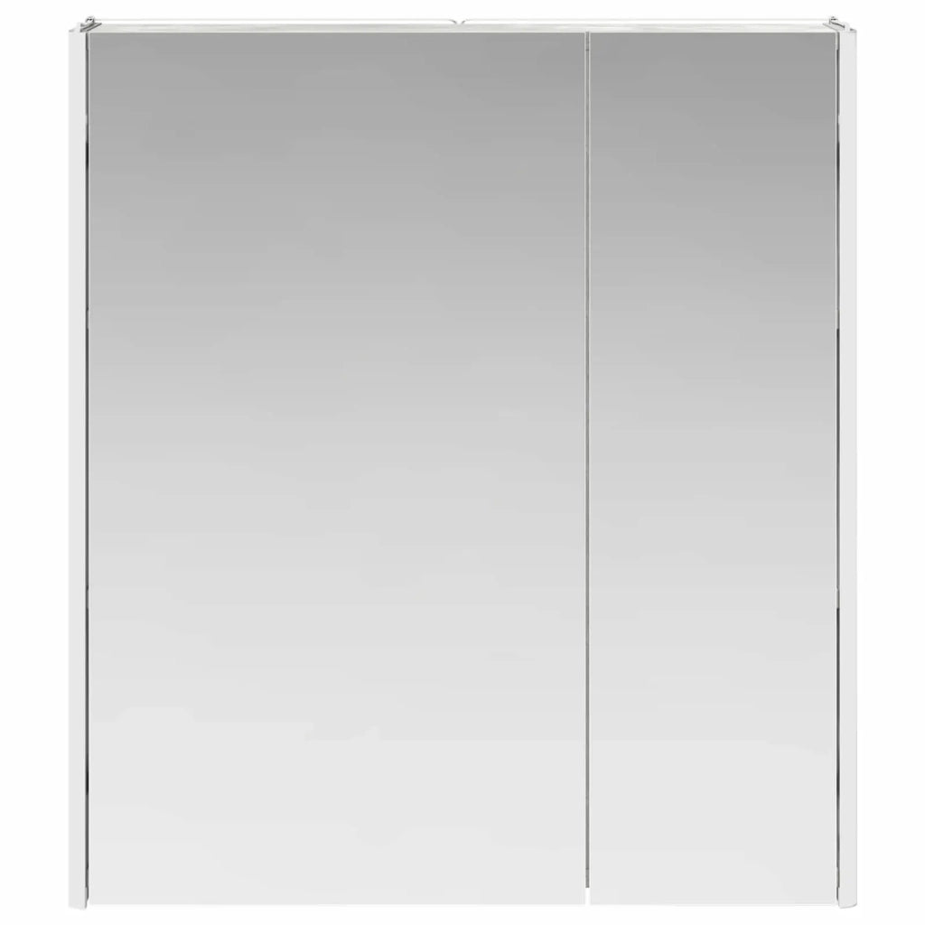 Mobiletto per specchio da bagno Grigio cemento
