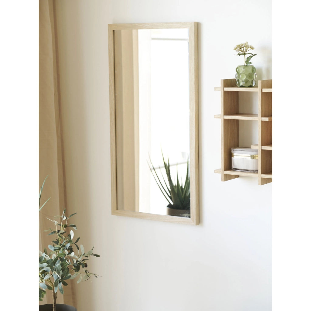 Specchio con Cornice Scottsdale, Marrone, Vetro, 2,5x45x75 cm