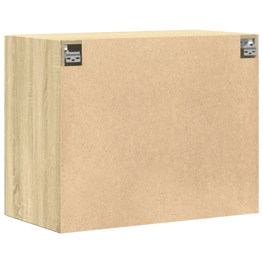 vidaXL Mobile a Parete Rovere Sonoma 80x42,5x64 cm Legno Multistrato