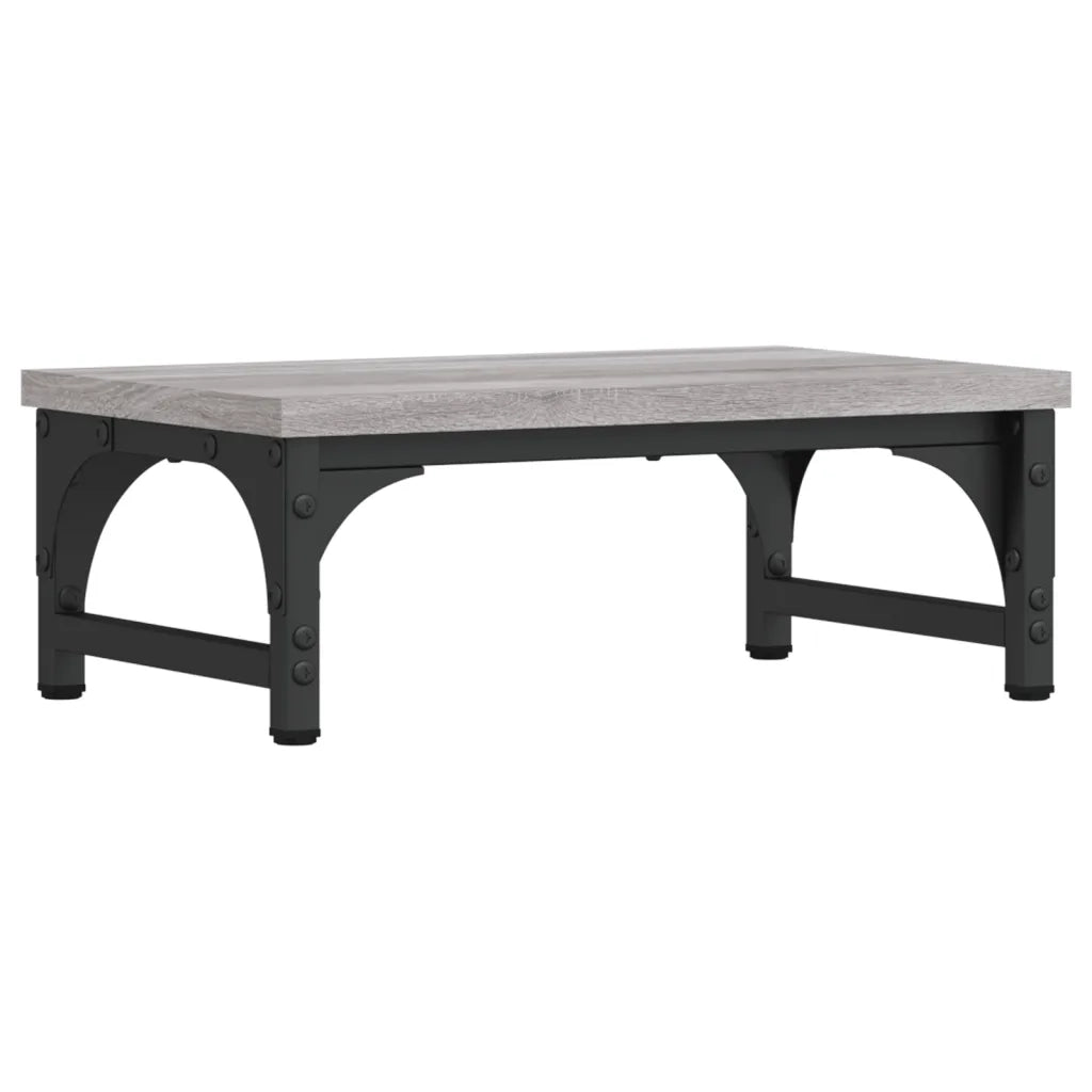 Supporto per Monitor Grigio Sonoma 37x23x14cm Legno Multistratocod mxl 128093
