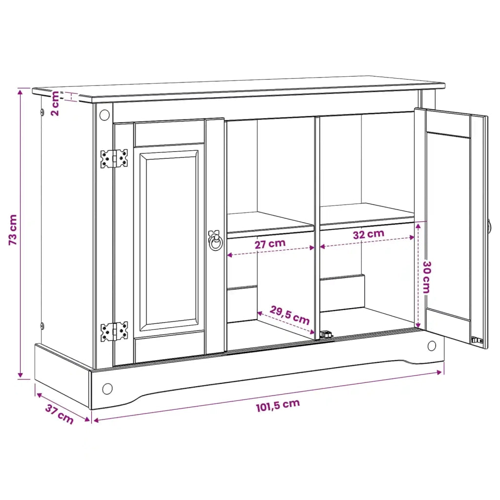 Supporto per Acquario Corona Marrone 101,5 x 37 x 73 cm 42034035