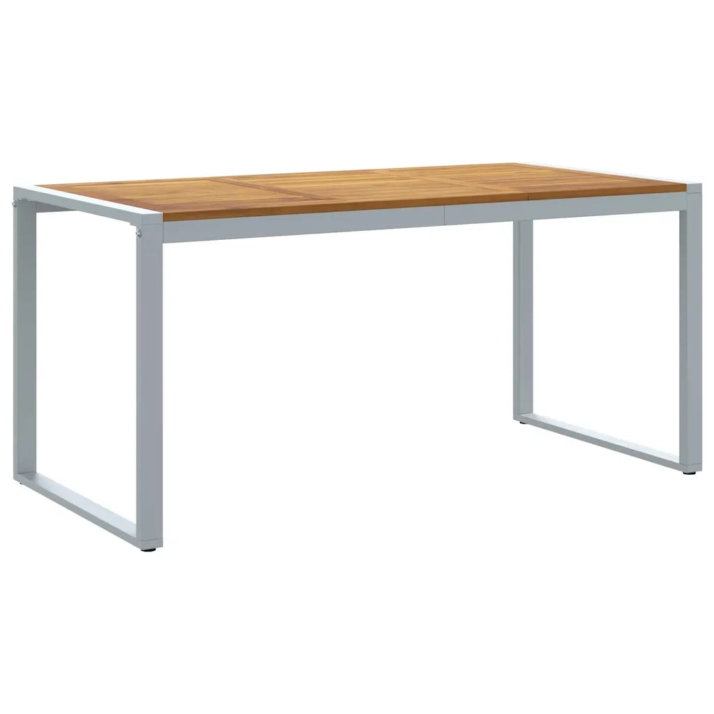 vidaXL Set da Pranzo per Giardino 7 pcs Grigio e marrone