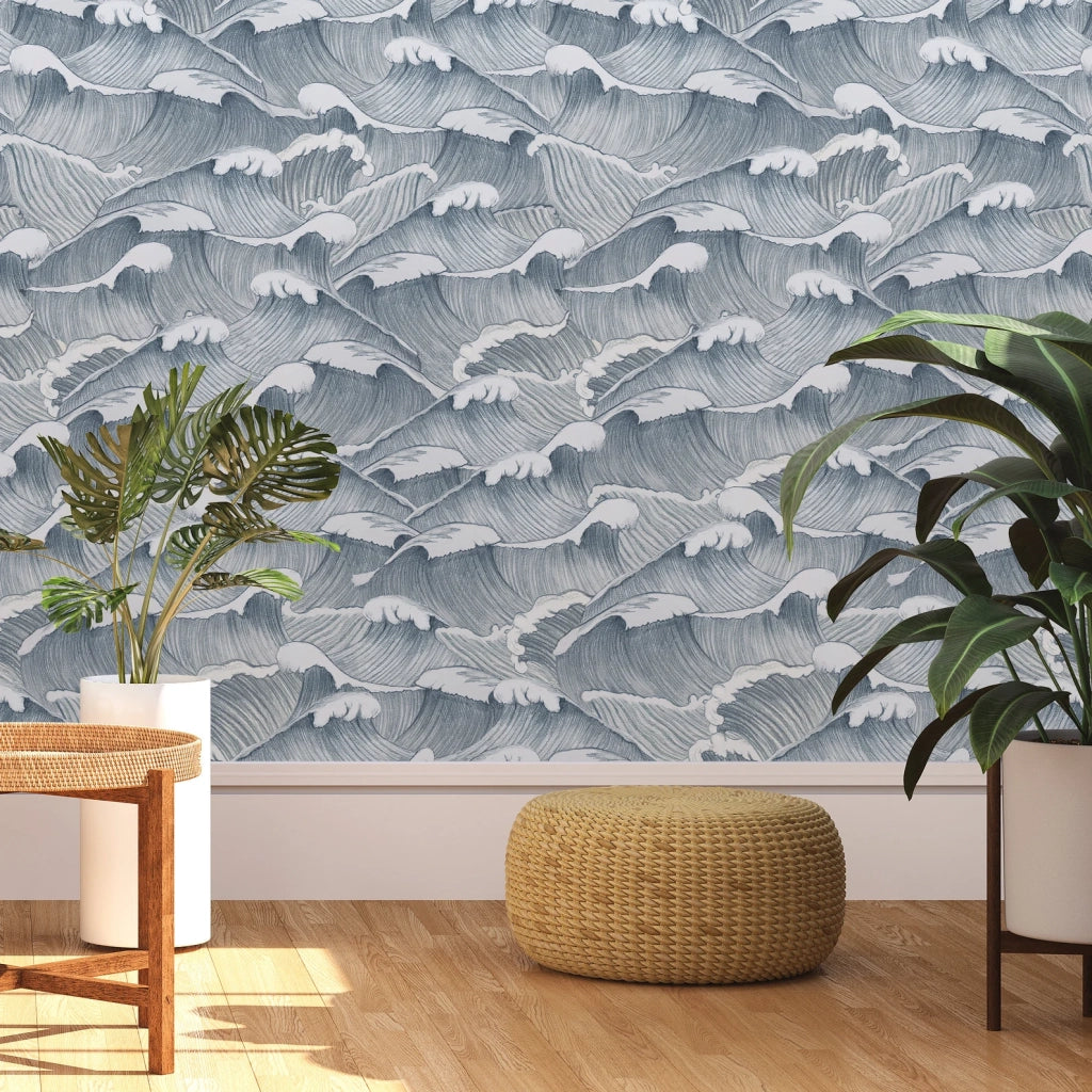 Carta da Parati Mare Carta Vegana 250x200cm 5,5mq 