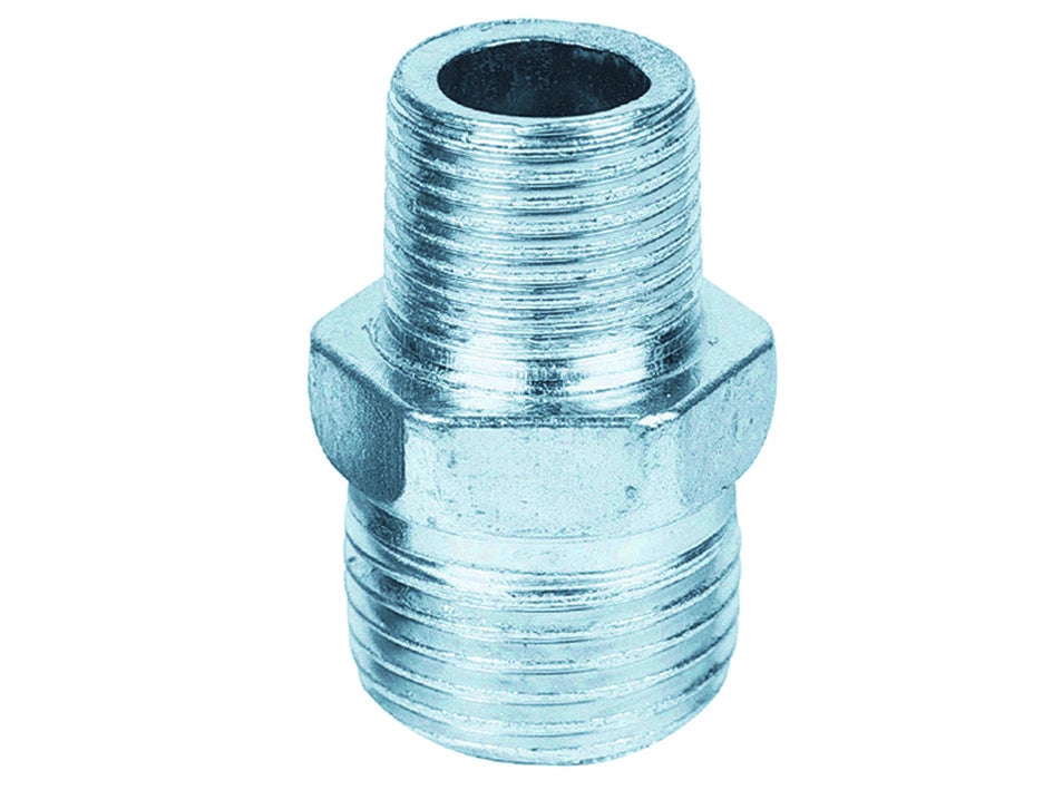 NIPLES RIDOTTO ESAGONALE MASCHIO IN GHISA ZINCATA- - M 1 M 3/4 - 10 pezzi
