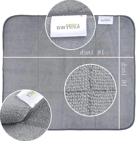 Matte d'assorbimento per servizi e stoviglie 40x46 cm, 2 pezzi, materiale assorbente, facile da pulire, veloce asciugatura