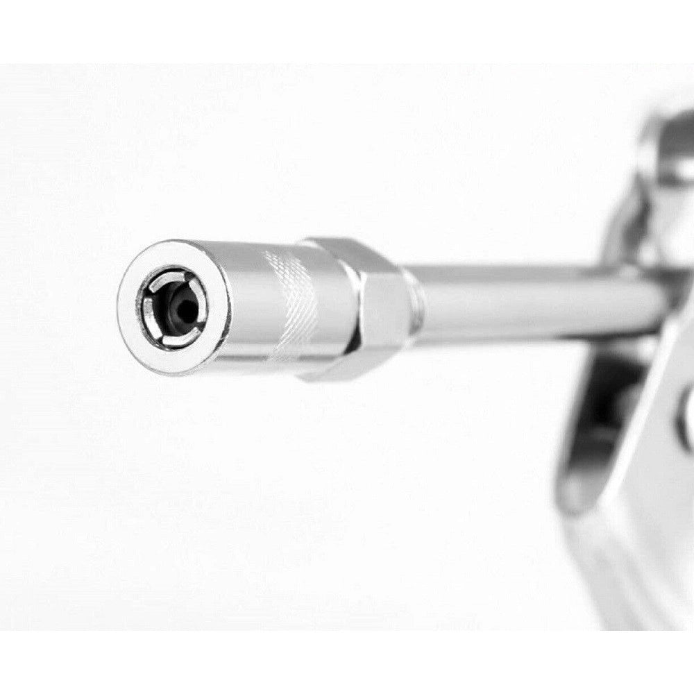 Trade Shop - Ingrassatore Manuale A Siringa Grasso Pistola Ingrassaggio Con 4 Accessori 97353 -