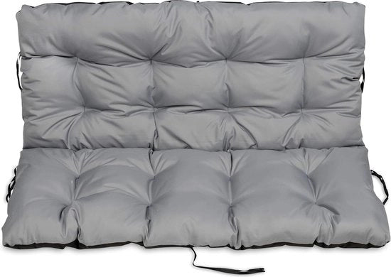 Banchi da giardino cuscini Cuscini per banchi da giardino e supporto Interno/Esterno - Set di giacche impermeabili (140x50x60 cm Grigio)