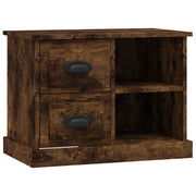 Comodino | Armadio da Notte | Mobiletto da notte Rovere Fumo 60x35,5x45 cm