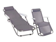 SDRAIO IN ALLUMINIO ALLUNGABILE CON TESSUTO TEXILENE  cm.60x113/156x86h.    VETTE