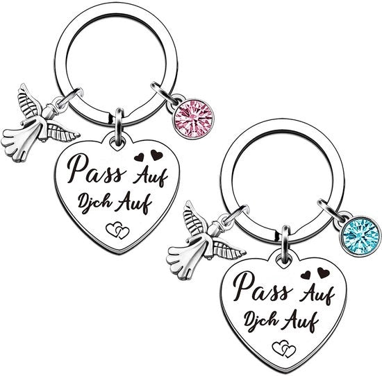 Accessori per auto - Manicotto per chiavi - Amuleto fortuna - Regalo per donna - Rilascio patente - Natale - Compleanno