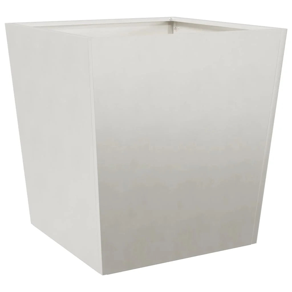 Fioriera rialzata per piante fiori terrazza giardino 50 x 50 x 50 cm acciaio inox grigio chiaro 02_0037661