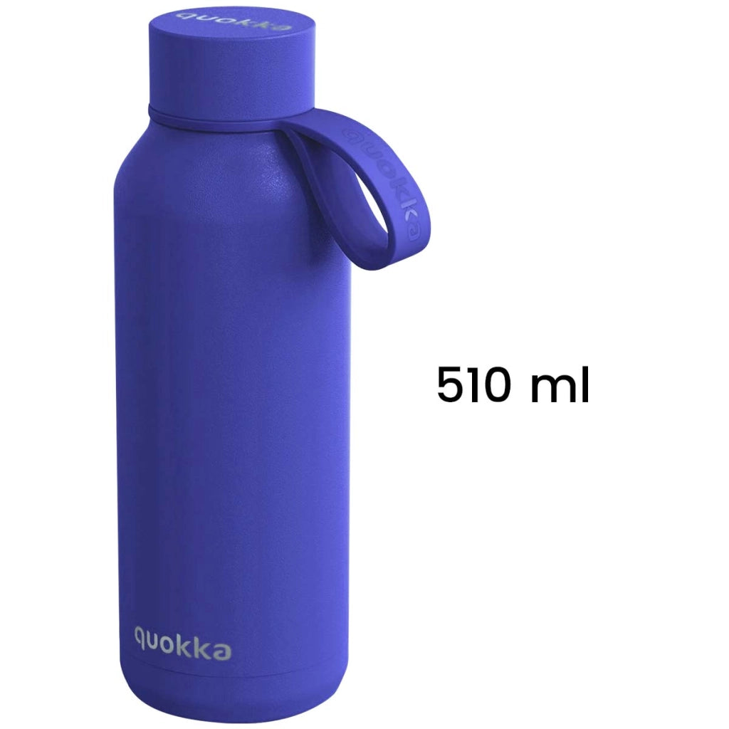 Bottiglia Termica 510ml Collezione Solid con Cinghia Blu notte Quokka