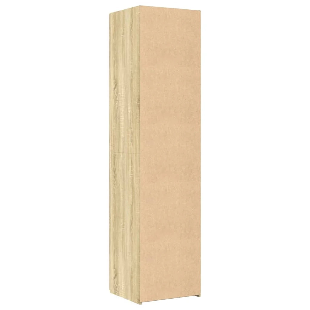 Buffet credenza cassettiera armadio mobile contenitore organizer cucina soggiorno salotto rovere Sonoma alto 50 x 42,5 x 185 cm legno ingegnerizzato marrone 02_0034071