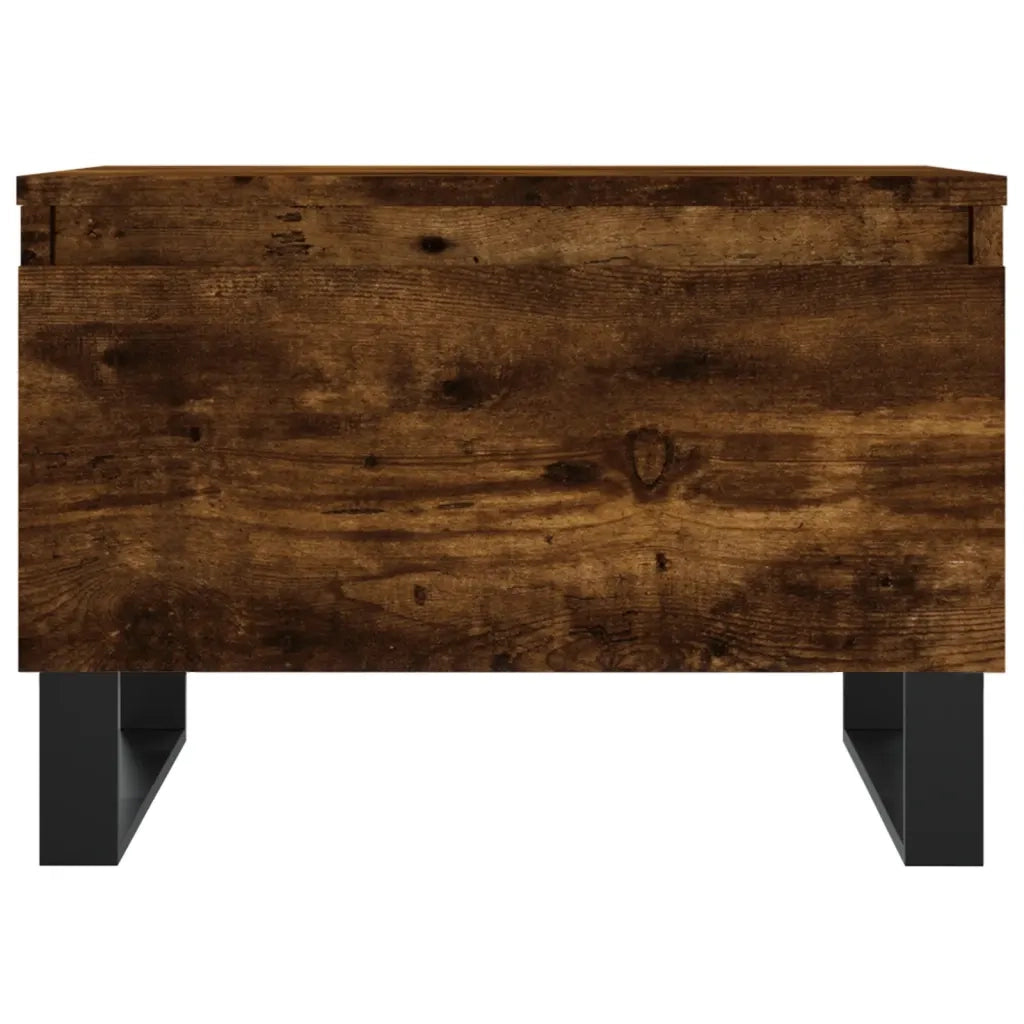 2 pz Tavolini salotto | Tavolino da caff¨¨ | Tavolino da Soggiorno Rovere Fumo 50x46x35 cm Legno Multistrato