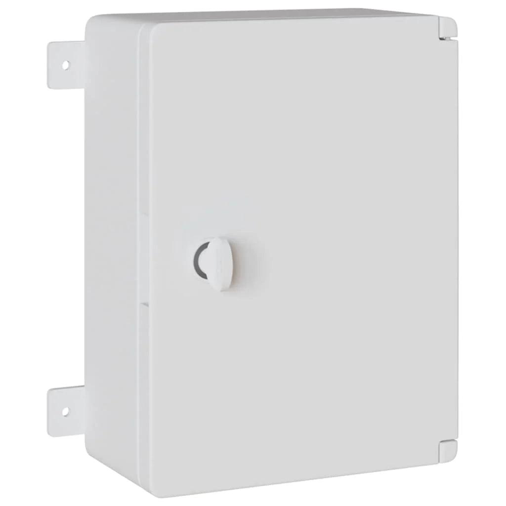 Moderno armadio di controllo per interni/esterni per lo stoccaggio 47 x 20 x 60 cm in plastica ABS grigia 02_0058194
