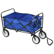 Carrello Pieghevole a Mano in Acciaio Blu CFW8580933