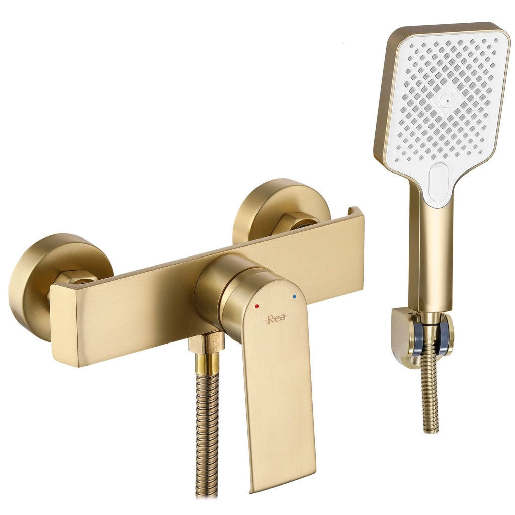 Rubinetto Doccia Rea Hass Brush Gold