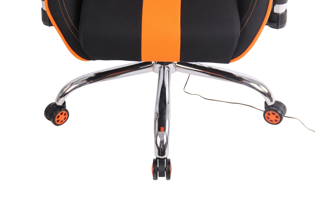 Sedia Ufficio Massaggiante Limit XM In Tessuto Nero/arancione
