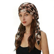 Tulband estivo - 100% Poliestere - 1 misura - Foulard leggero - Chemo - Sciarpa pre-fissata - Berretto estivo
