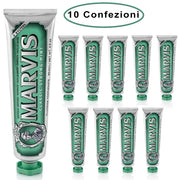 Marvis dentifricio cura delle gengive classic strong mint 10 confezioni da 85 ml