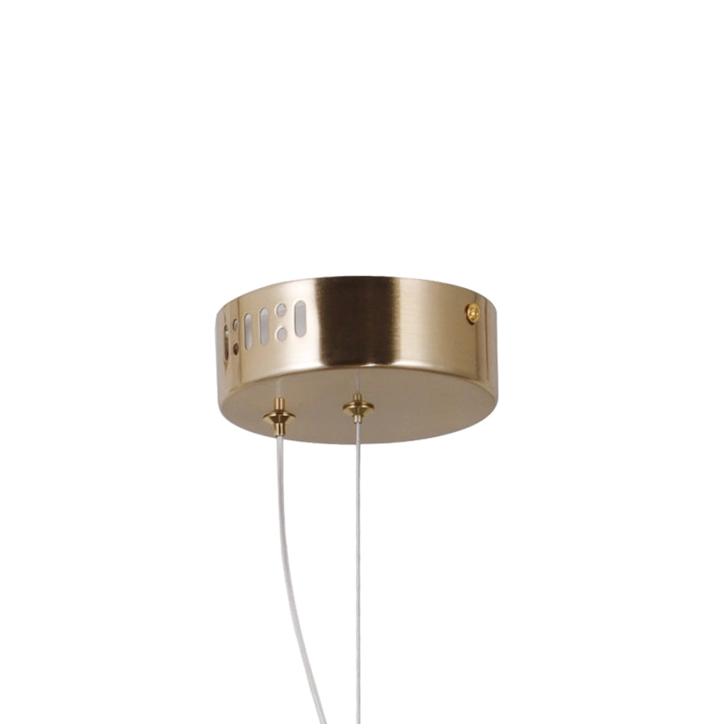 Sospensione Italux NOLA LED 12W 3000K vetro ambra