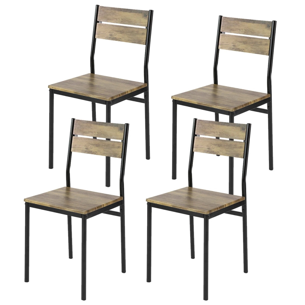 SoBuy Set 4 sgabelli da Pranzo Soggiorno Cucina e Ristorante Altezza 44 cm, FST72-Nx4