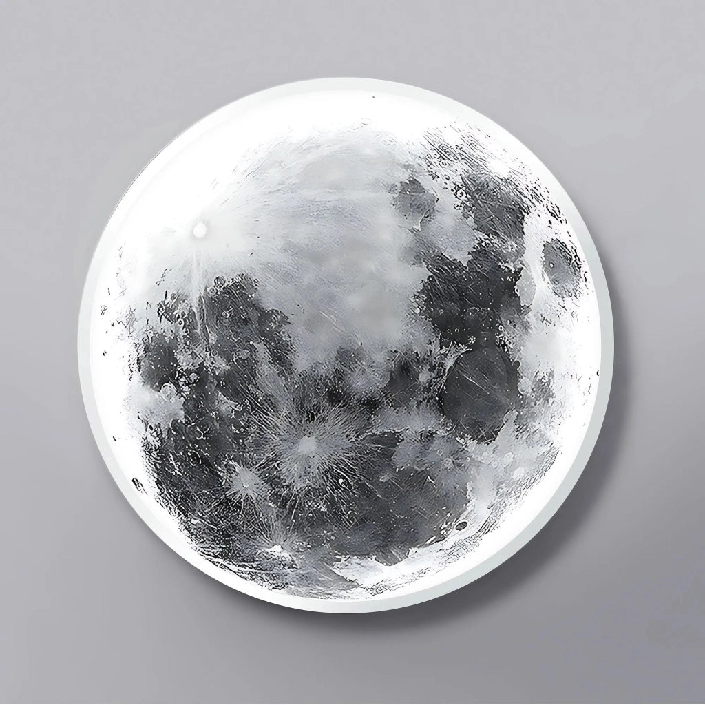 Lampada Da Soffitto App1806-cw Moon Led White
