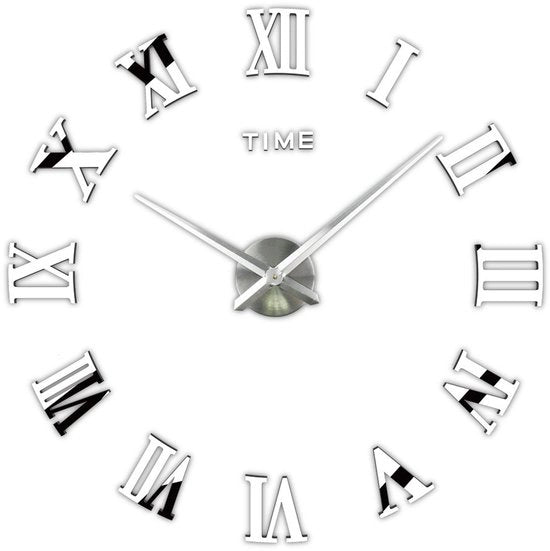 Orologio da parete DIY, orologi da parete con adesivi 3D visivi. Design moderno orologi da parete in acrillo adatti per la decorazione domestica, ristoranti, uffici e hotel.