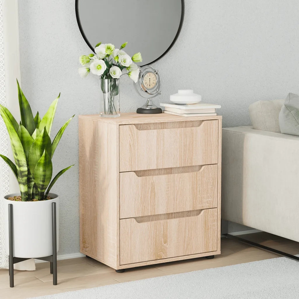 Credenza VISNES Rovere Sonoma 60x40x73 cm in Legno Multistrato 4108287