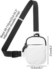 Sling borst-crossbodytas, tas con cinturino, waterdichte schoudertas, crossbody tas e borsa a spalla per uomini e donne, escursioni e attività all'aperto