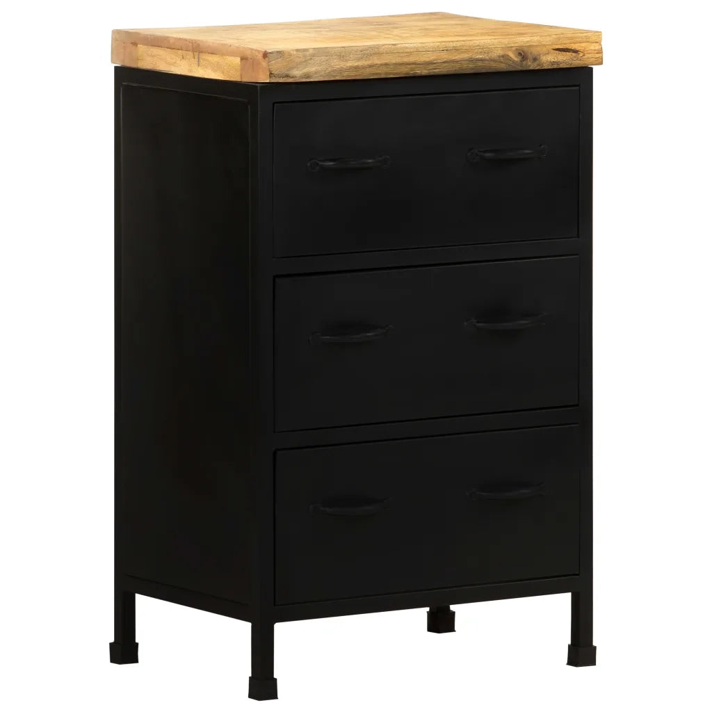 Credenza 47x35x76 cm in Legno di Mango Grezzo cod mxl 12744